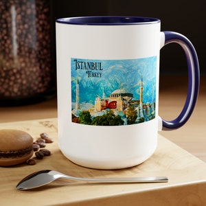 Instanbul Turkey Coffee Mug, Instanbul Vacation Mug, I love Turkey Cup, Gift, Travel Mug, Instanbul Souvenir, Travel T, Coffee Cup