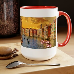Italy Vacation Coffee Mug,  Venice Italy Mug, Love Italy Cup, Italy Vacation Mug, Italy Gift, Venice Souvenir, Italian Mug, Family Trip Mug