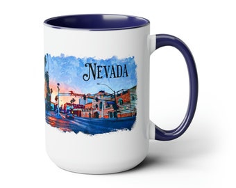 Nevada Vintage Like Coffee Mug, Nevada Vacation Mug, I love Nevada Cup, Old Nevada Lover Gift, Travel Mug, Nevada Souvenir, Travel T