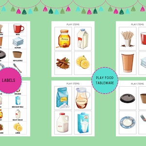 Coffee Shop Pretend Play Printable for Kids, Dramatic Play, Preschool ...
