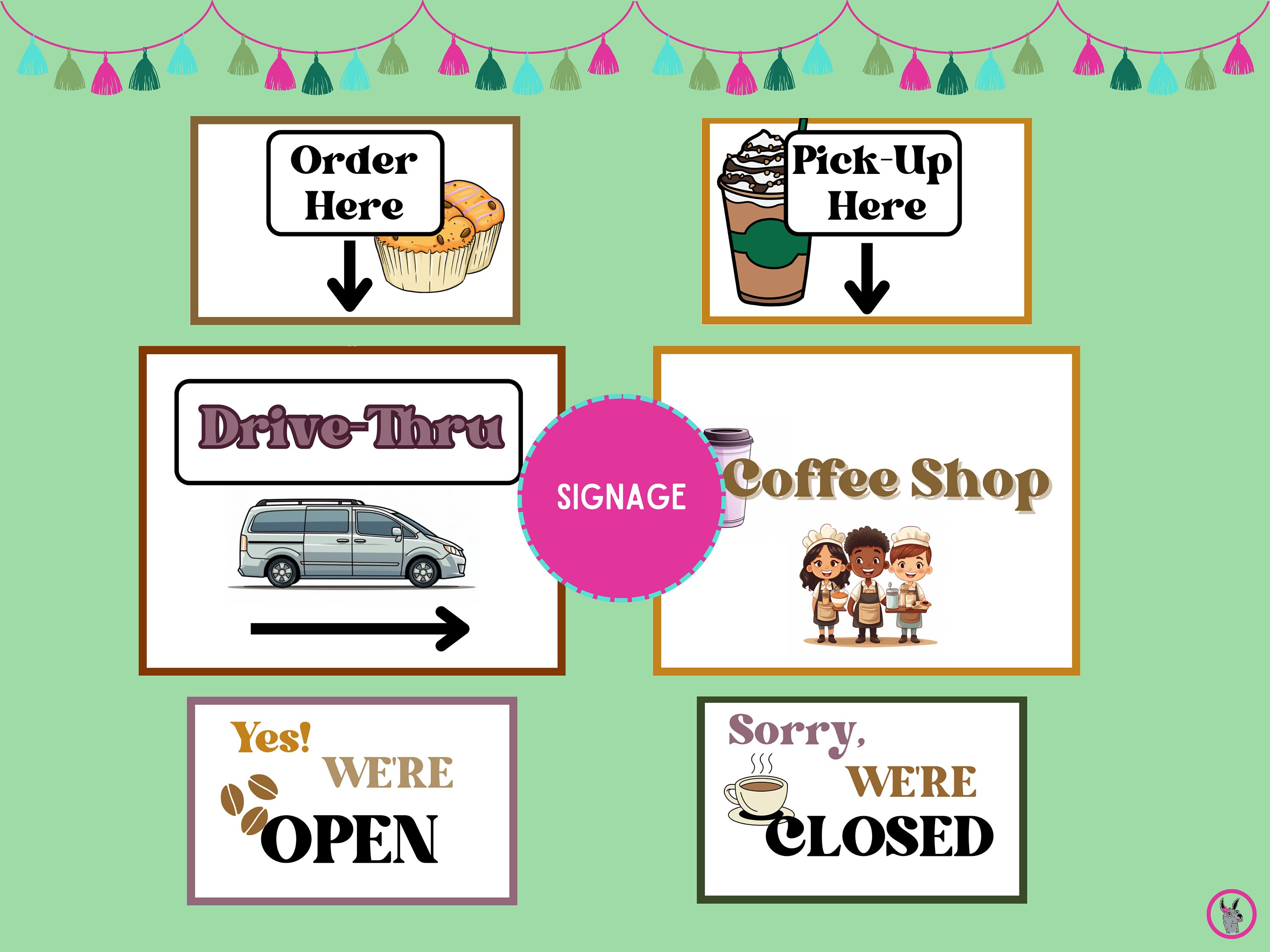 Coffee Shop Pretend Play Printable for Kids, Dramatic Play, Preschool ...