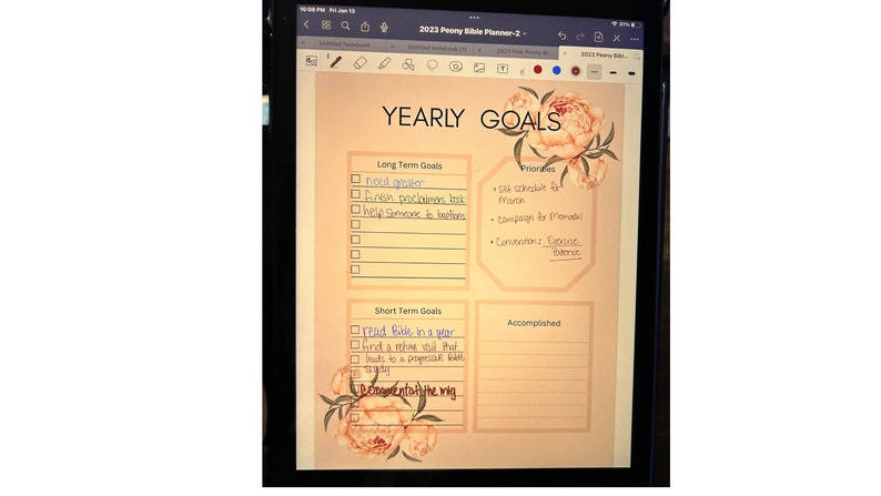 2023 Digital Bible Reading Planner - Etsy
