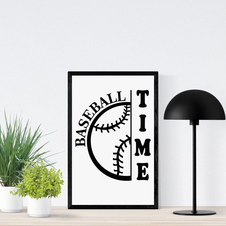 Baseball Time Svg Baseball Team SVG Cut File Commercial Use Instant