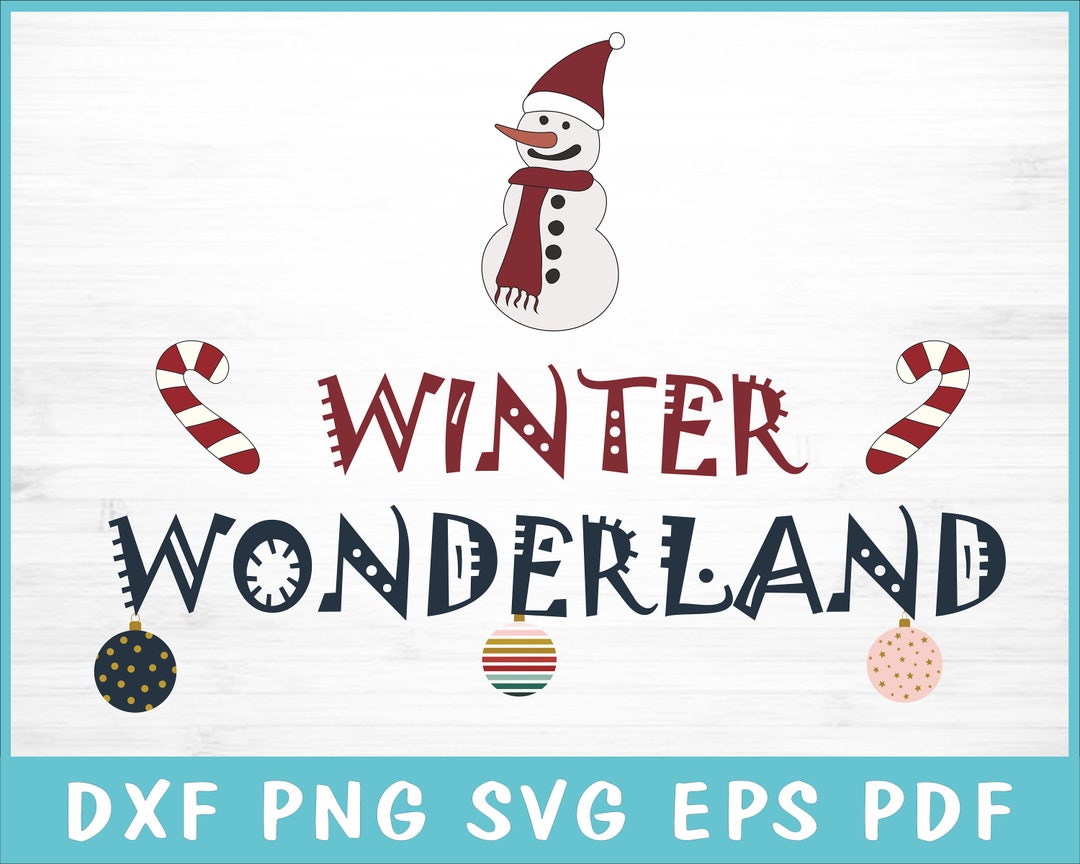 Winter Wonderland Svg Files for Cricut Christmas Shirt SVG - Etsy