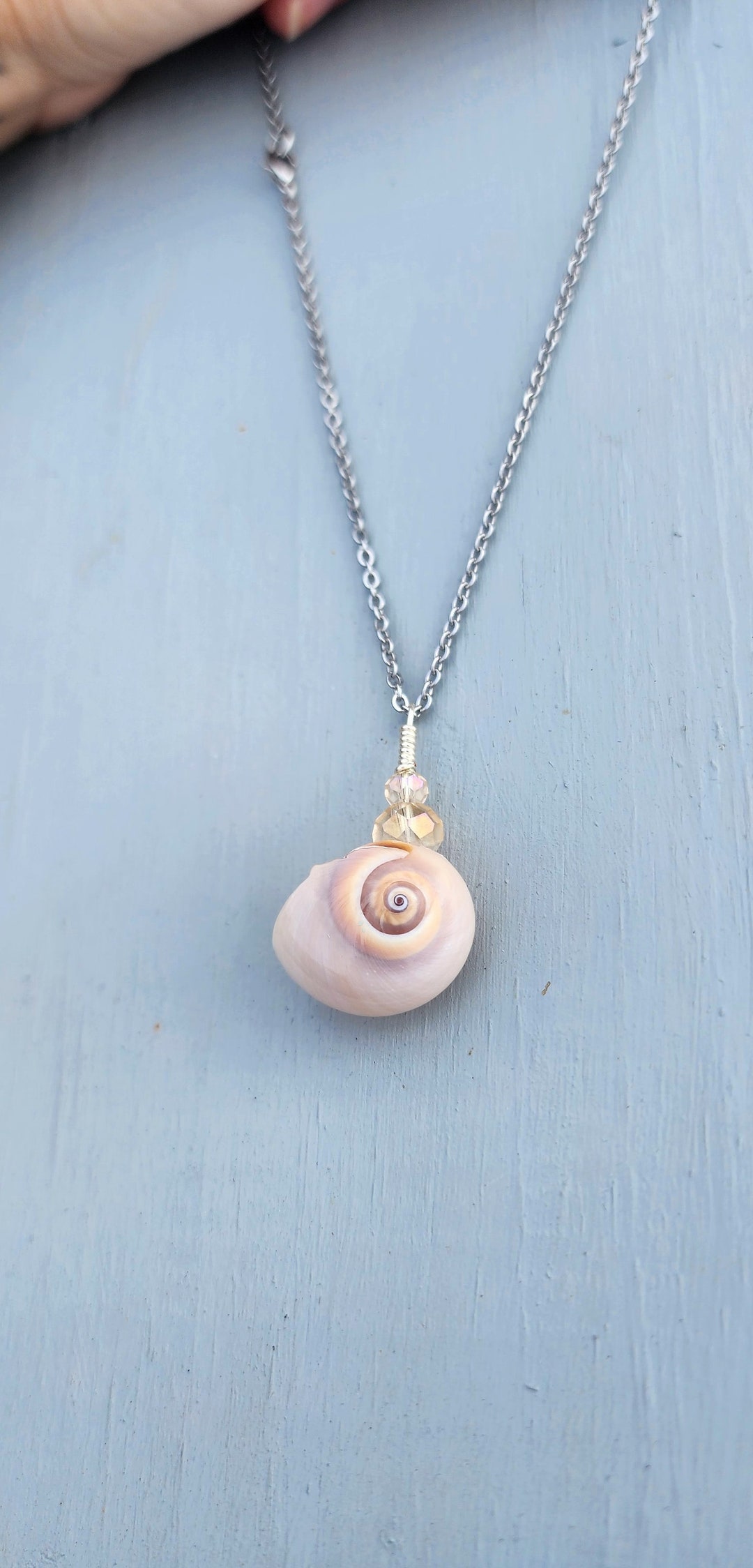 Mermaid Pendant Necklace Moon Neck Chain