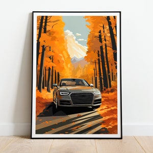 Audi S4 Wall Art 