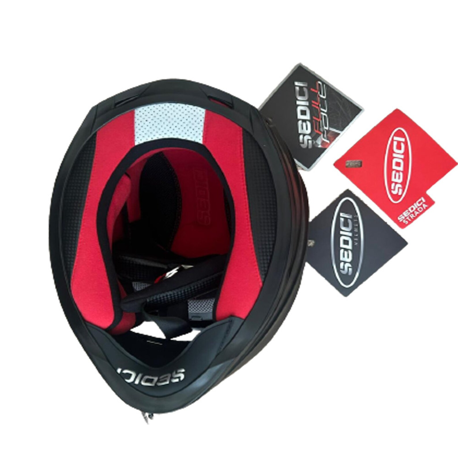 Sedici Strada Motorcycle Helmet Modular Flip up Full Face Dual Visor M