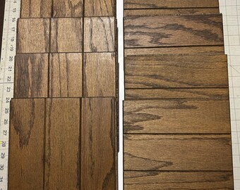 20pc Bruce 9x9 Oak Parquet Floor Tile: Mellow Brown, 9x9x3/8, 20 Pcs