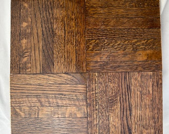 Baldosa de parquet de roble: 5 pies cuadrados, 12x12x5/16 HARTCO Roble macizo Windsor Color ¡NUEVO!