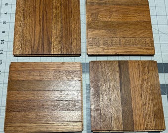 Parquet Floor 5 Sq Ft! 7-finger Color Tile Solid OAK Parquet (20) 6x6x5/16 floor tile tongue and groove: 5 Sq Ft! HONEY CLASSIC