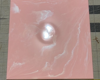 Vintage Tilecrest Plastic Wall Tile: 12-Piece Princess Pink, Beveled Edge 8.5"