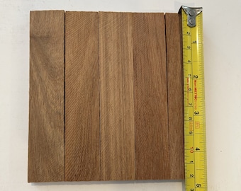 PARQUET Sample of 10 Vintage Premium Hardwood Parquet Fingers: 4 3/4&quot;x15/16&quot;x5/16&quot; Blocks, crafts, flooring