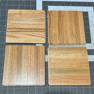 PARQUET FLOOR: 5 Square Feet! 7-Finger OAK Parquet Solid Hard Wood Floor Tiles 6&quot;x6&quot;x5/16&quot;, Bruce Natural AHS100LG