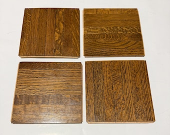 PARQUET 6"x6" FLOOR: 20pcs! 7-finger Oak Parquet 6x6x5/16 floor tile tongue and groove - 5 Sq Ft! WINDSOR