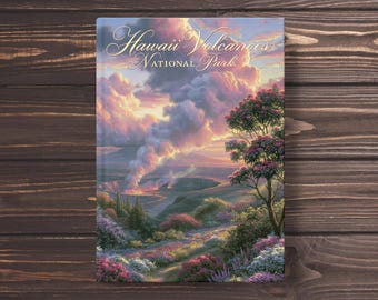 Hawaii Volcanoes National Park Landscape Hardcover Journal | Matte Cover