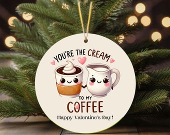 Kaffeeliebhaber Keramikverzierung: Valentinstagandenken