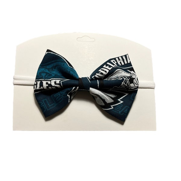 Philadelphia Eagles Baby Bow | Eagles headband  | Philadelphia Eagles Baby Headband | Eagles baby hairbow