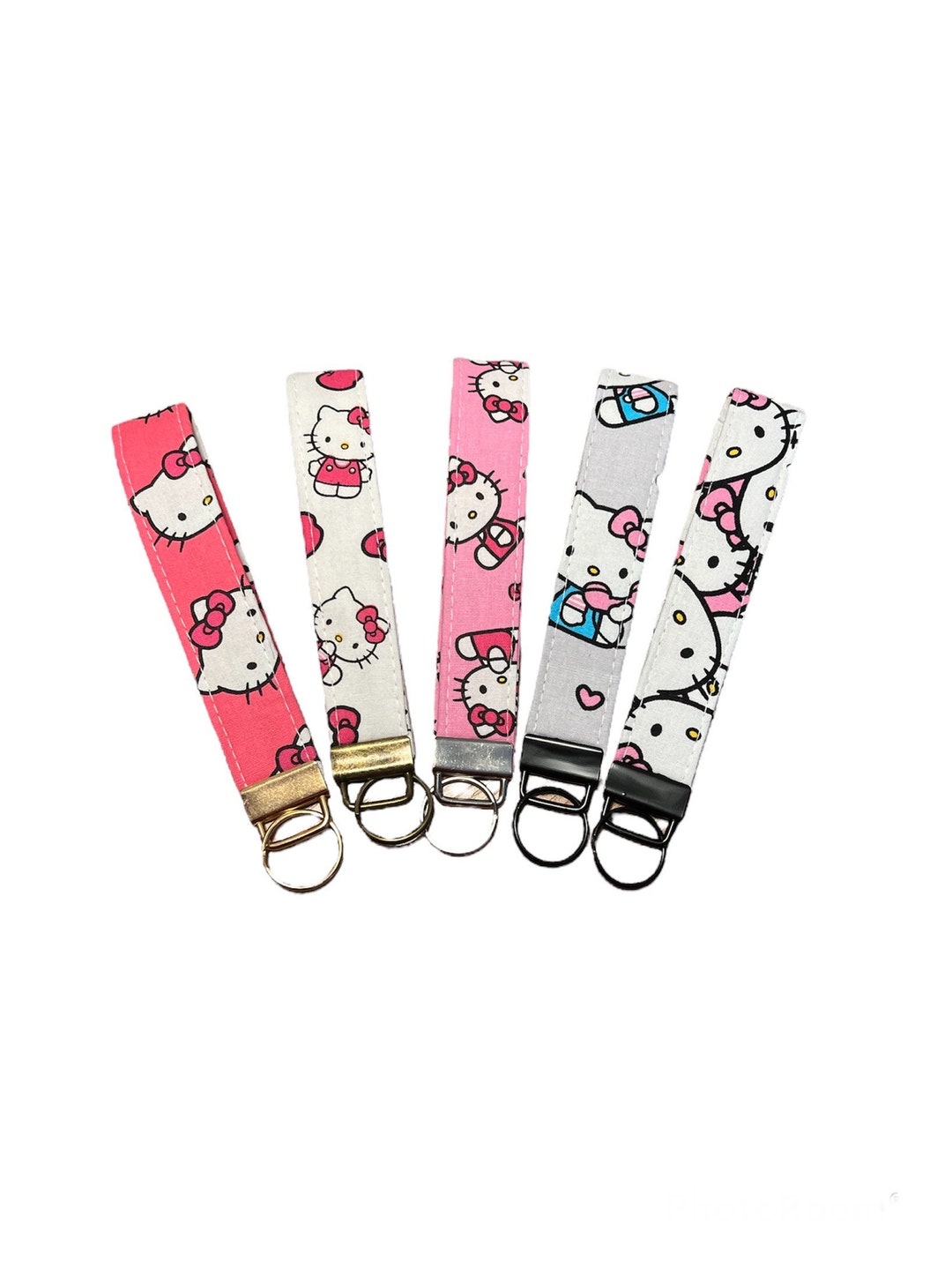 Hello Kitty Keychain / Hello Kitty Wristlet / Key Fob / Keychain