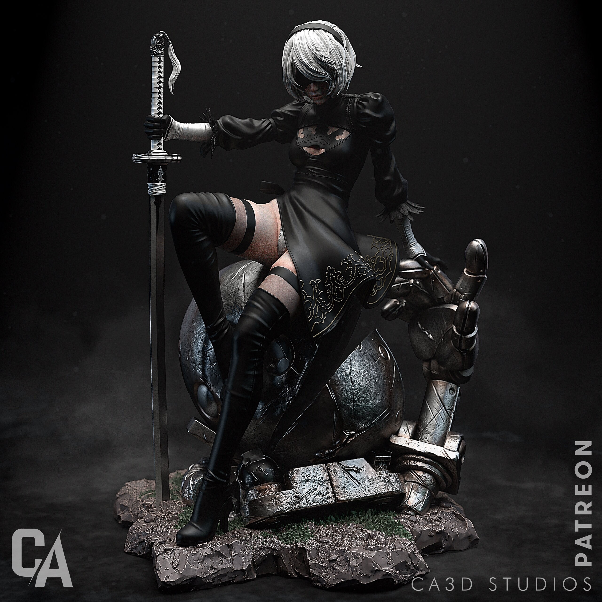 Amazon.co.jp: Nier 2B Yorha Ver 2 ニーアオートマタ 2B ヨルハ