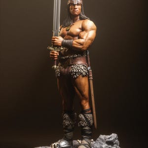 Conan 3D Resin Print Painting Sculpture CA3D