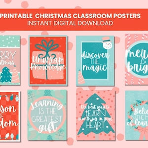 Christmas Classroom Printable Posters