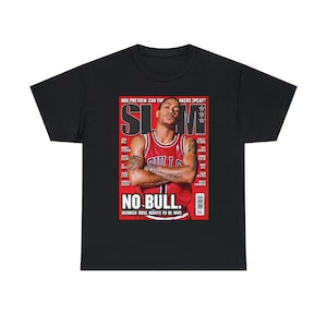 Derrick Rose Chicago Bulls Slam Cover Tee Shirt NBA