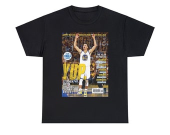 Stephen Curry Golden State Warriors NBA Slam Cover Tee Shirt