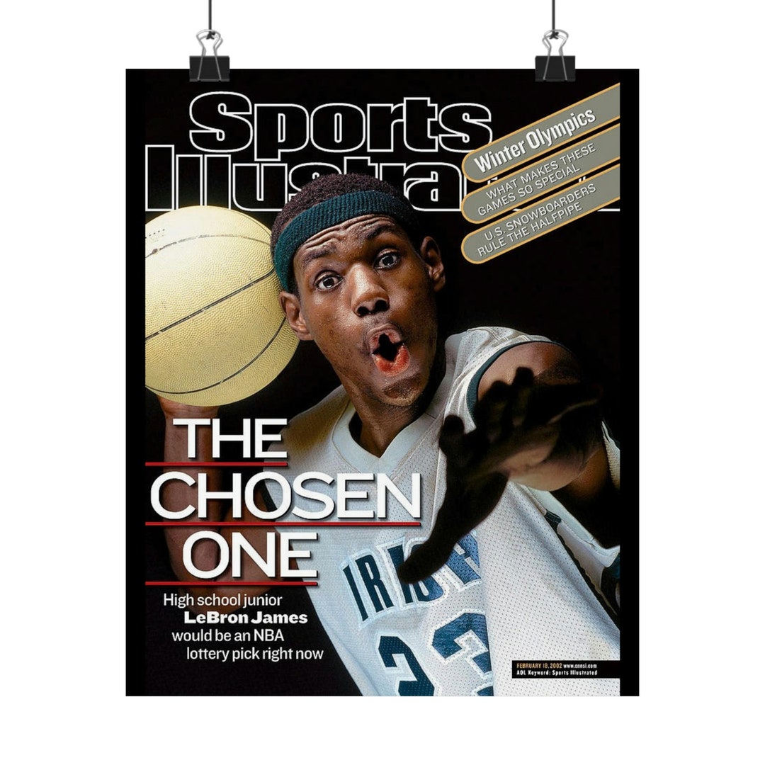 Lebron James Sports Illustrated Nba Poster Etsy Lebron James Sports Illustrated Nba Poster Etsy
