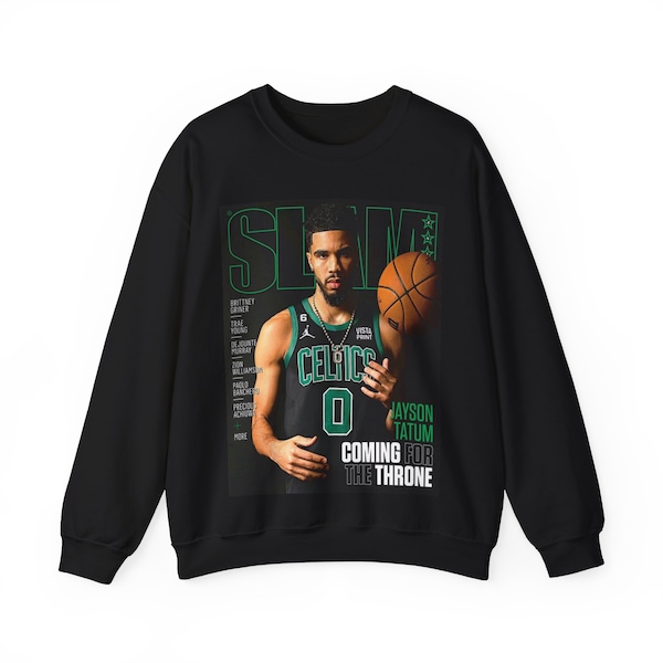 Jayson Tatum Boston Celtics NBA Slam Cover Sweatshirt