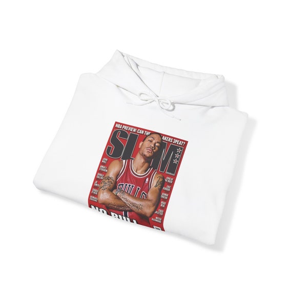 Derrick Rose Chicago Bulls NBA Slam Cover Hoodie Sweatshirt Etsy Ireland