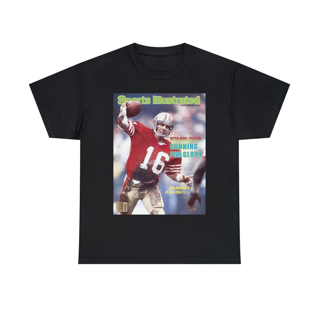Joe Montana San Francisco 49ers NFL Sports Illustrated Tee Shirt Etsy