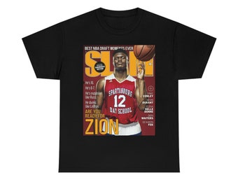 Zion Williamson Duke Basketball NBA Slam Cover Tee Shirt