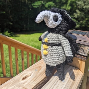 Crochet Plague Doctor Plush, Crochet Plague Doctor Doll