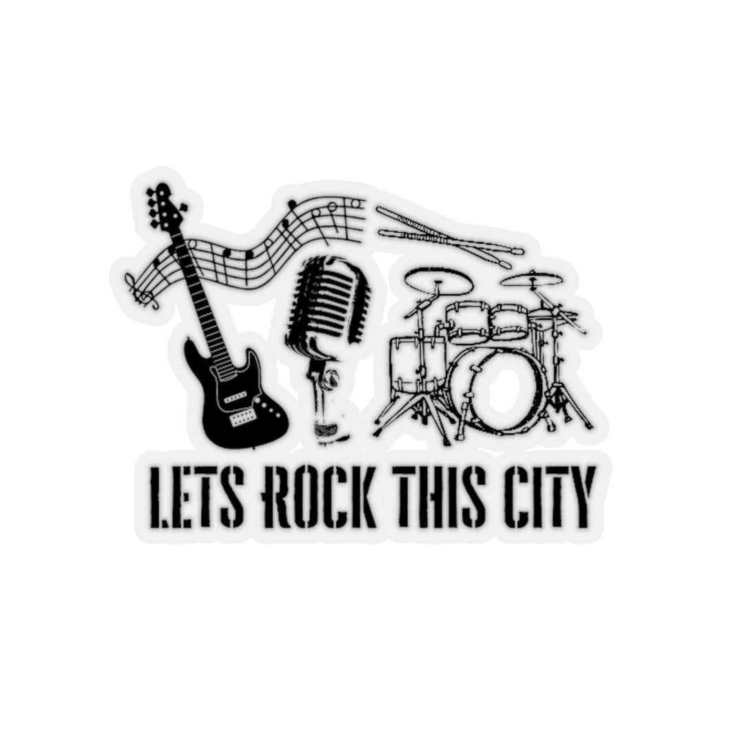 Rock Band Stickers Music Instruments Kiss-cut Stickers - Etsy