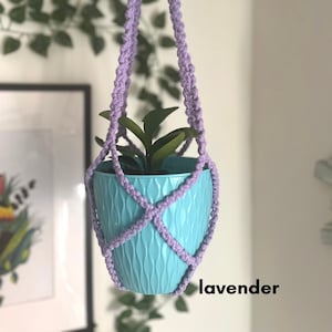 Keep it Simple Macrame Plant Hanger No Tassels, Hanging Plant, Macrame Plant Hanger Large, Gift for Her, Boho Decor