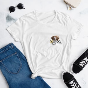 Custom Pet Shirt Pet Photo + Name Custom Dog Shirt custom Dog Shirt Personalized Dog   T Shirts for Humans Custom