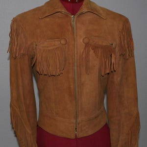 Vintage 60s Ladies Pioneer Wear Albuquerque Western Cowgirl Jacket - XS