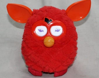 Hasbro Furby - Red/Orange Digital Interactive - Tested & Works!