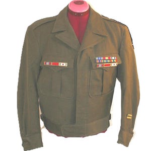 Antique WWII U.S. Army Colonel Officer’s Jacket – Original Military Uniform – Great Vintage Condition