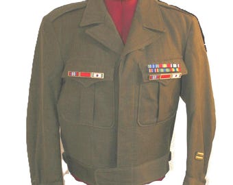 Antique WWII U.S. Army Colonel Officer's Jacket – Original Military Uniform