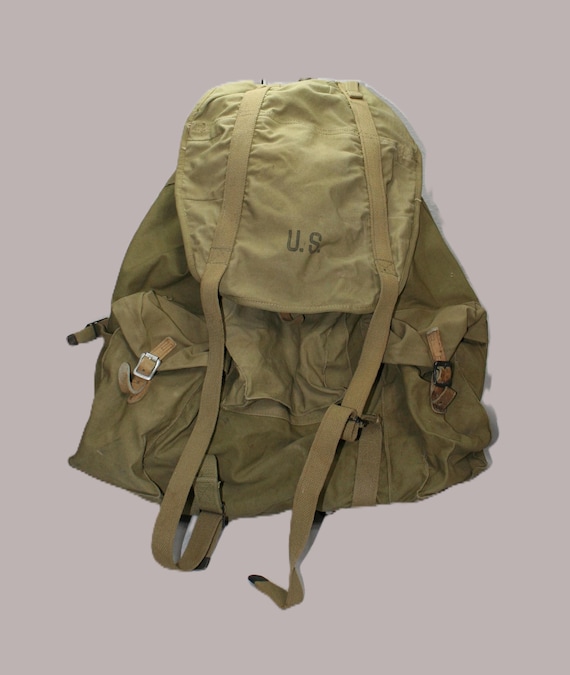 Zaino vintage/antico delle truppe di montagna dell'esercito