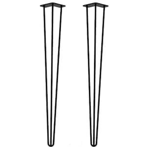 86cm/34inch Black Hairpin legs Set of 2 or 4 Console Table Legs, Modern Table Legs , Industrial, Loft ,Farmhouse