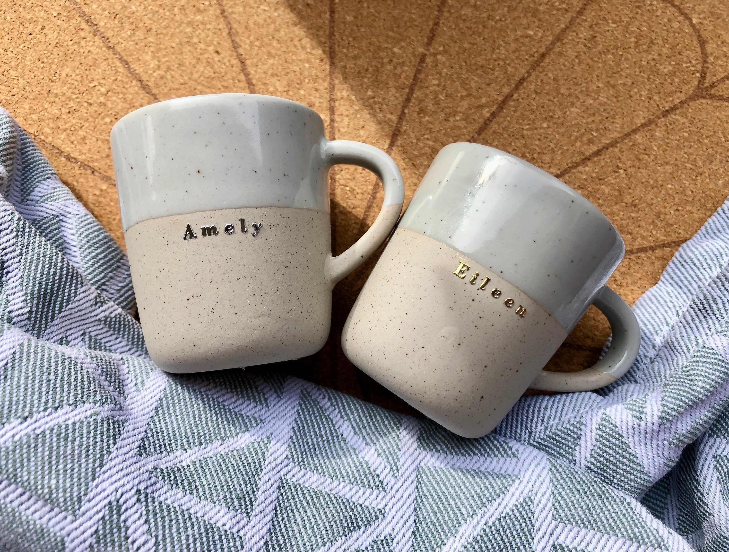 Mini-Henkelbecher Set – 3 Stück, Je 60 Ml | Mit Schraubverschluss | Für Espresso, Proben & Saucen | Kleine Glasbecher