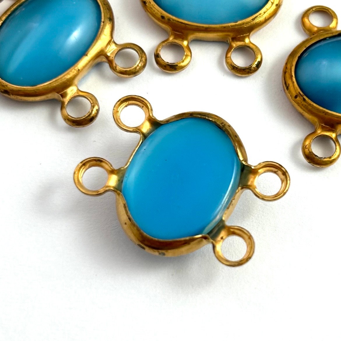 Lot of 8, Vintage Connectors, Jewelry Connectors, Vintage Findings