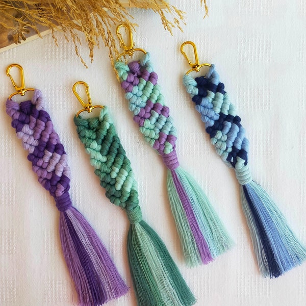 Macrame Keychain, Newborn Favors for Guest, Hen Party Gift, Bridesmaid Gifts, Personalized Baptism Favors, Baby Shower Gift, Bulk Gift, Boho