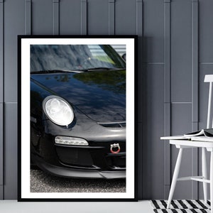 Porsche 911 GT3 RS 2011 Portrait Canvas or Gloss Wall Art Home Decor
