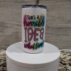 Mini Shot Glass Tumbler Keychain - Snarky