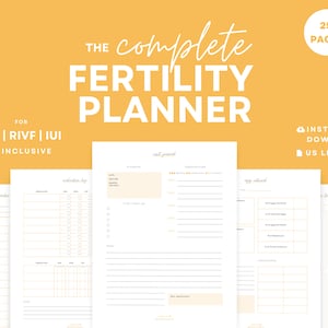 IVF Planner, Fertility planner, Medication tracker, Fertility Journal, LGBTQ+ Family Planning, Infertility, Planner Printable, IUI Journal