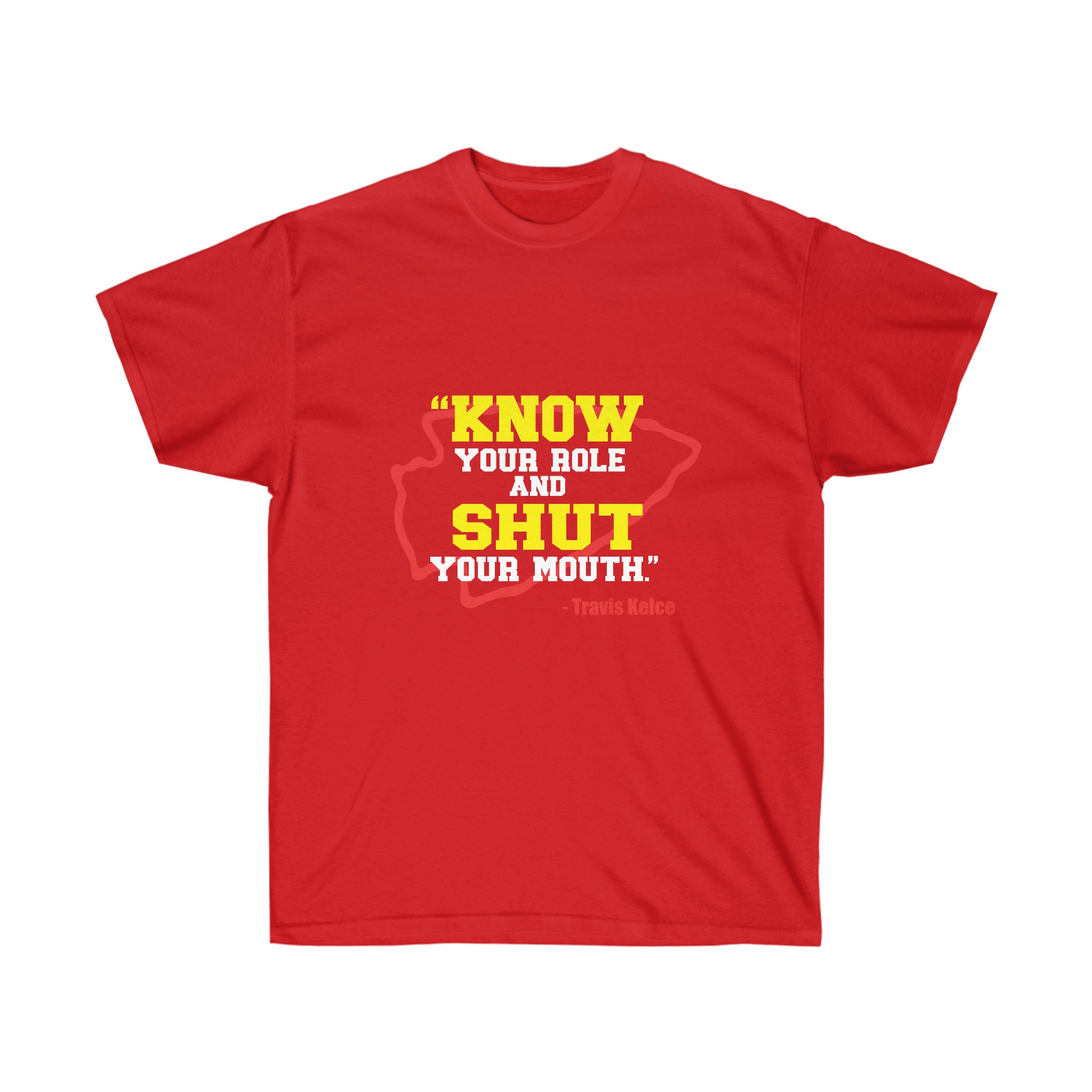 Discover Travis Kelce Know Your Roll and Shut Your Mouth Shirt