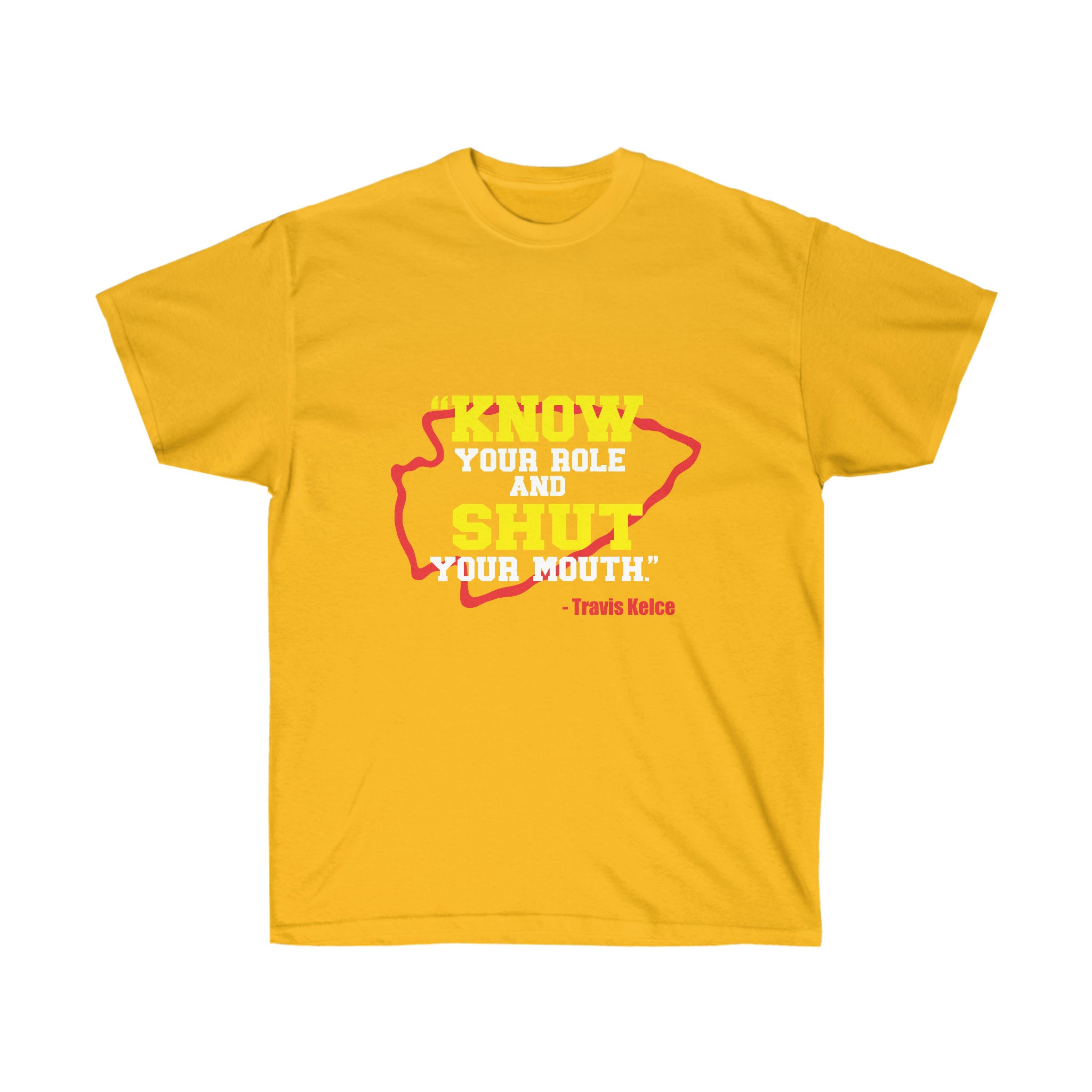 Discover Travis Kelce Know Your Roll and Shut Your Mouth Shirt